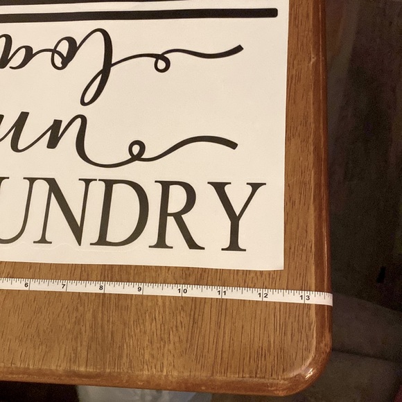 NWT Laundry Room Peel & Stick Decals “Laundry Room - loads of fun”. - Picture 5 of 7